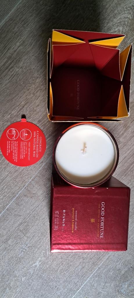 Rituals Good Fortune geurkaars - Nieuw en ongebruikt, Ophalen of Verzenden, Nieuw, Rood, Kaars