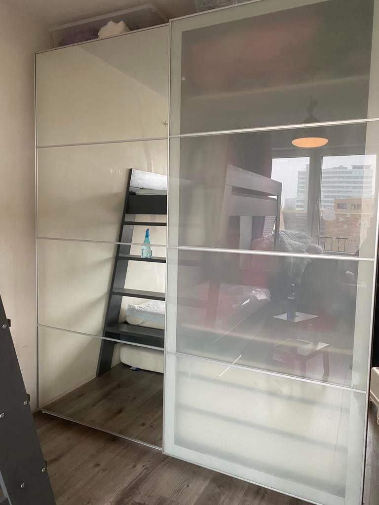 GRATIS Ikea schuifdeuren ALLEEN DEUREN voor pax 200 x 236, Ophalen, Zo goed als nieuw, 25 tot 50 cm, 200 cm of meer