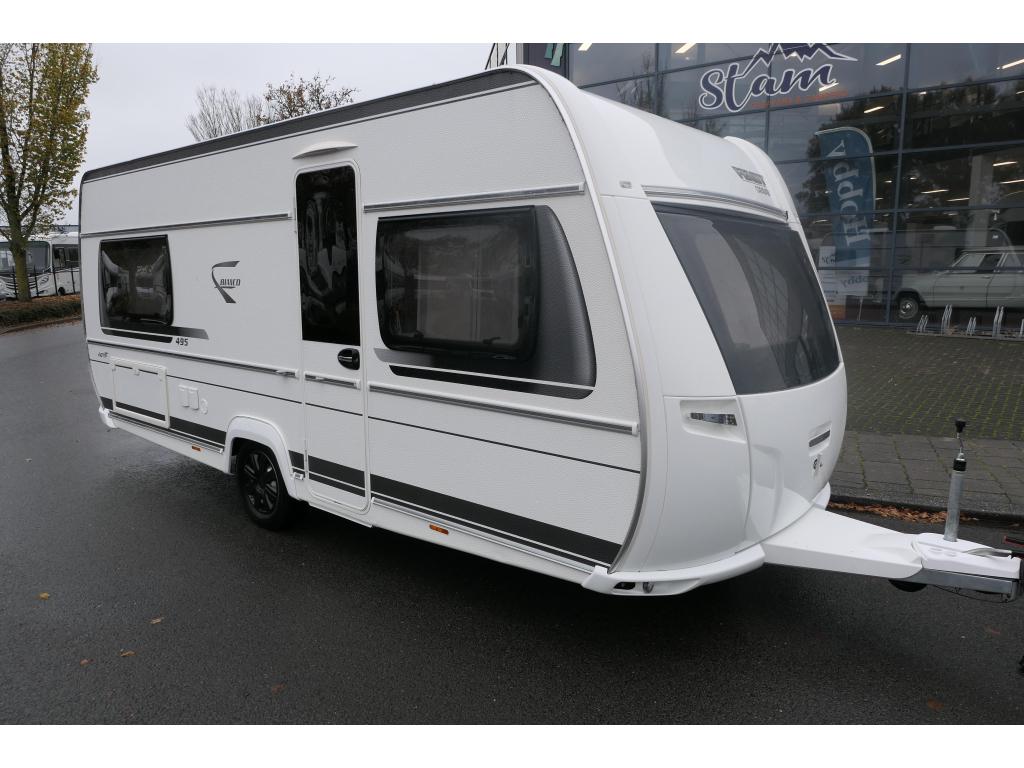 Fendt Bianco Activ 495 SFE Ruime caravan, Standaardzit, Overige typen, Schokbreker, 1250 - 1500 kg