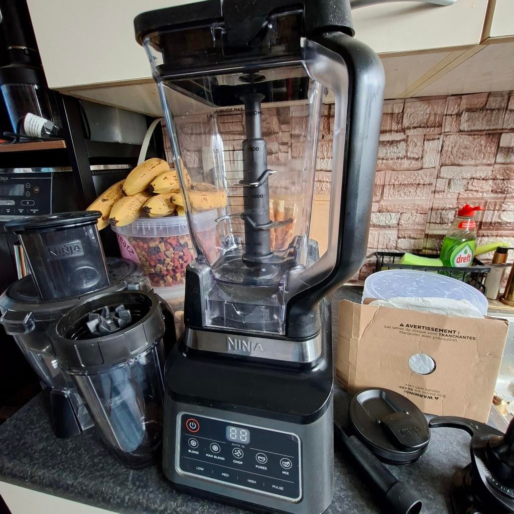 Ninja foodi 3 in 1 800eu compleet zgan, Witgoed en Apparatuur, Blenders, Ophalen, Zo goed als nieuw, Blender