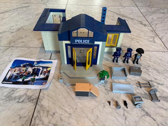 Playmobil politiebureau 3165, Ophalen of Verzenden, Zo goed als nieuw