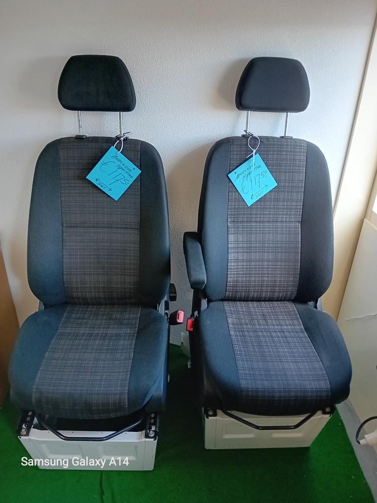 Mercedes sprinter set met armlegger en hoogte verstelling, Ophalen