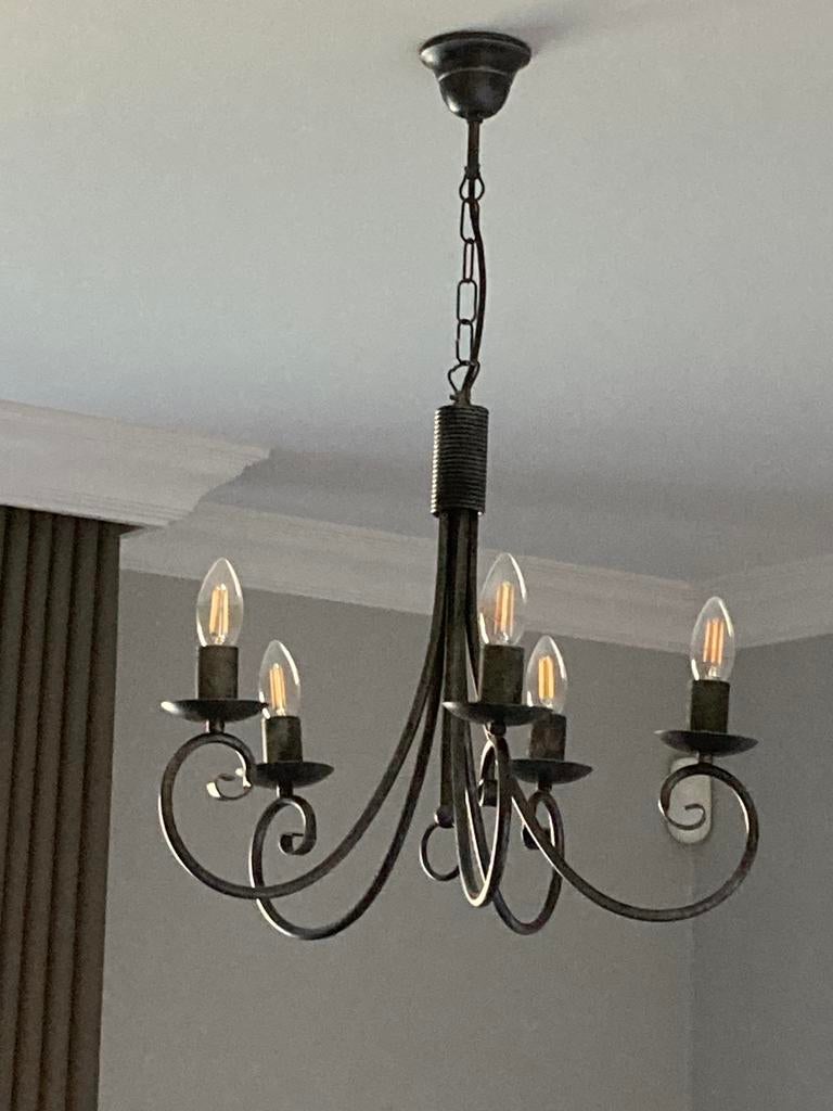 Prachtige kroonluchter nieuwstaat, Huis en Inrichting, Ophalen, Zo goed als nieuw, Metaal