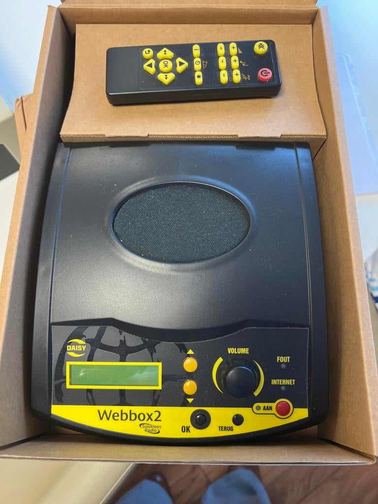 Webbox2 Solutions Radio met afstandsbediening, Ophalen of Verzenden, Gebruikt, Radio