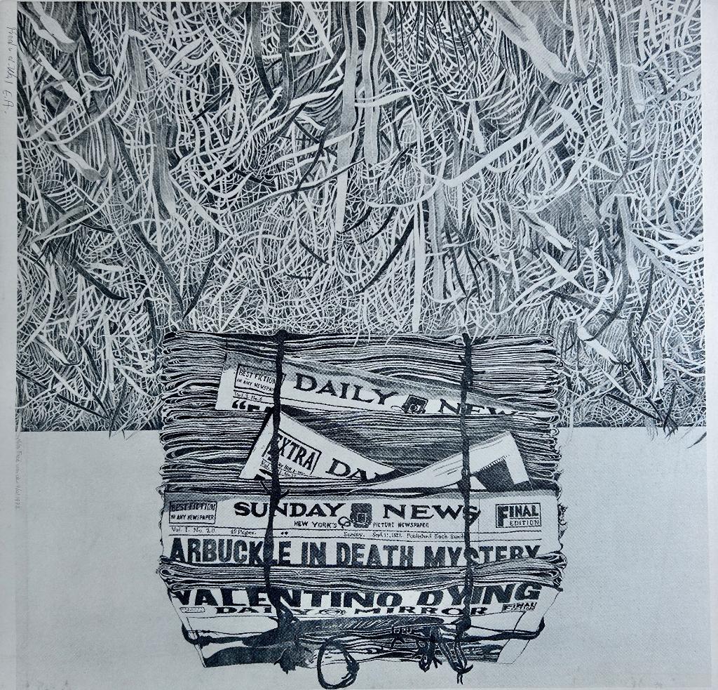 Zeefdruk Fred van der Wal, Antiek en Kunst, Verzenden