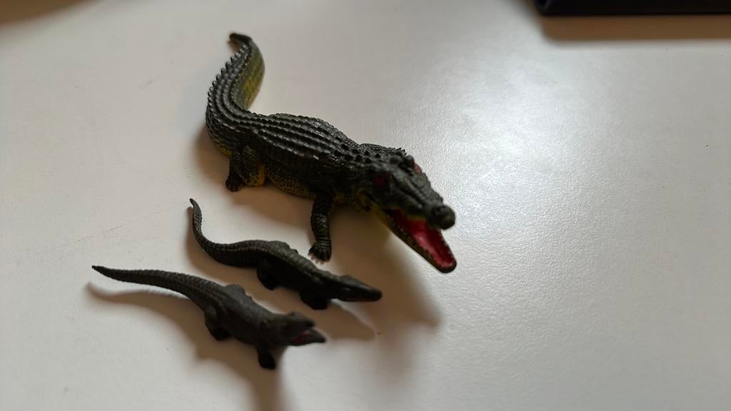 Krokodil, Ophalen of Verzenden, Gebruikt, Wild dier, Beeldje of Figuurtje
