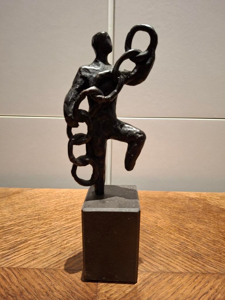 Bronzen beeld / abstract, Ophalen of Verzenden