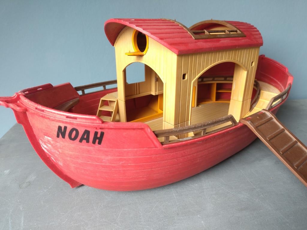 Playmobil Ark van Noah (alleen de boot), Kinderen en Baby's, Speelgoed | Playmobil, Gebruikt, Los playmobil, Ophalen of Verzenden
