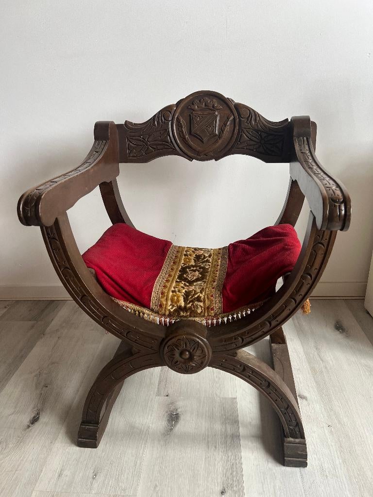 Keizersstoel, Antiek en Kunst, Antiek | Meubels | Stoelen en Banken, Ophalen