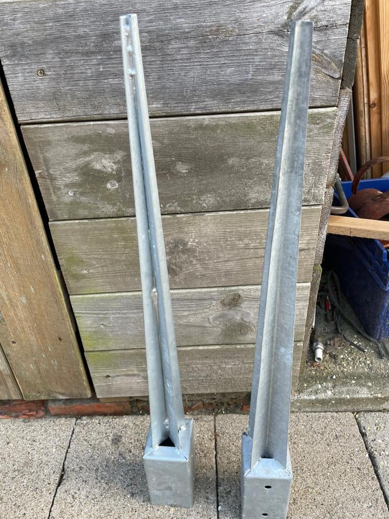 paalhouders met punt, Ophalen, Nieuw, Overige typen, Rvs