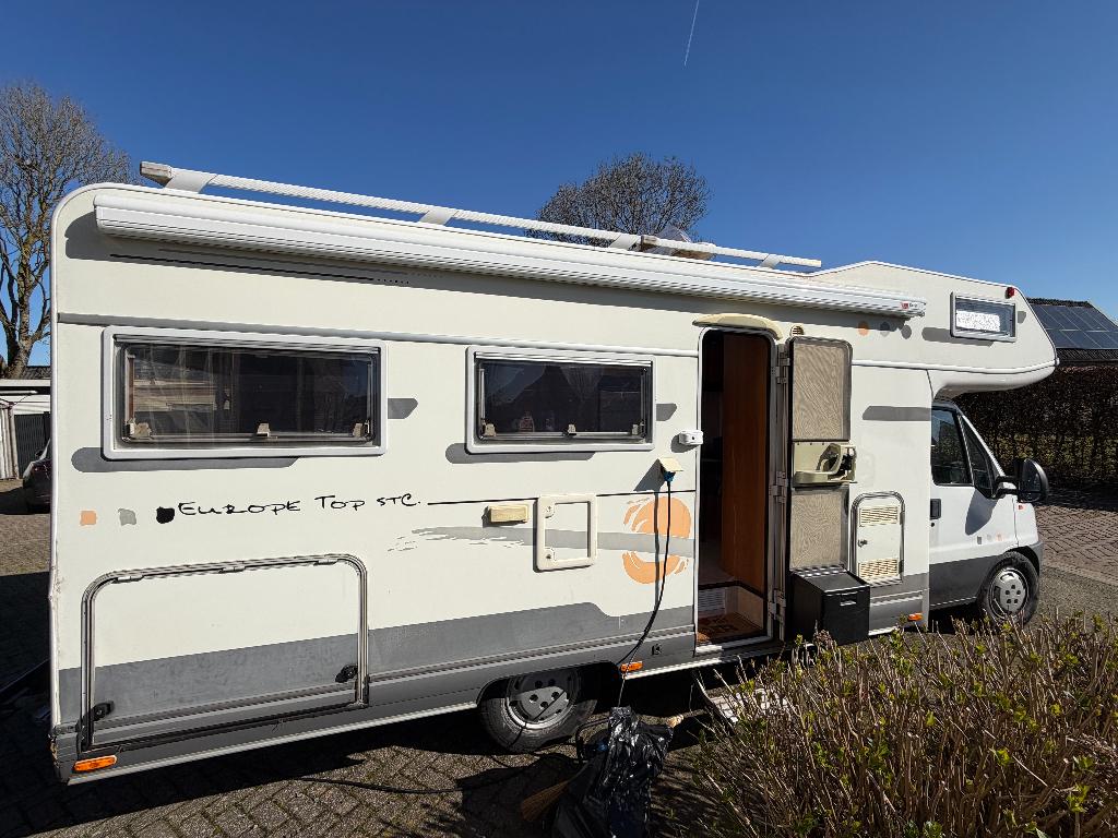 Fiat Ducato Benimar 2001 – Met alle opties. 6 slaapplaatsen, Chemisch toilet, Ringverwarming, Fiat, Half-integraal