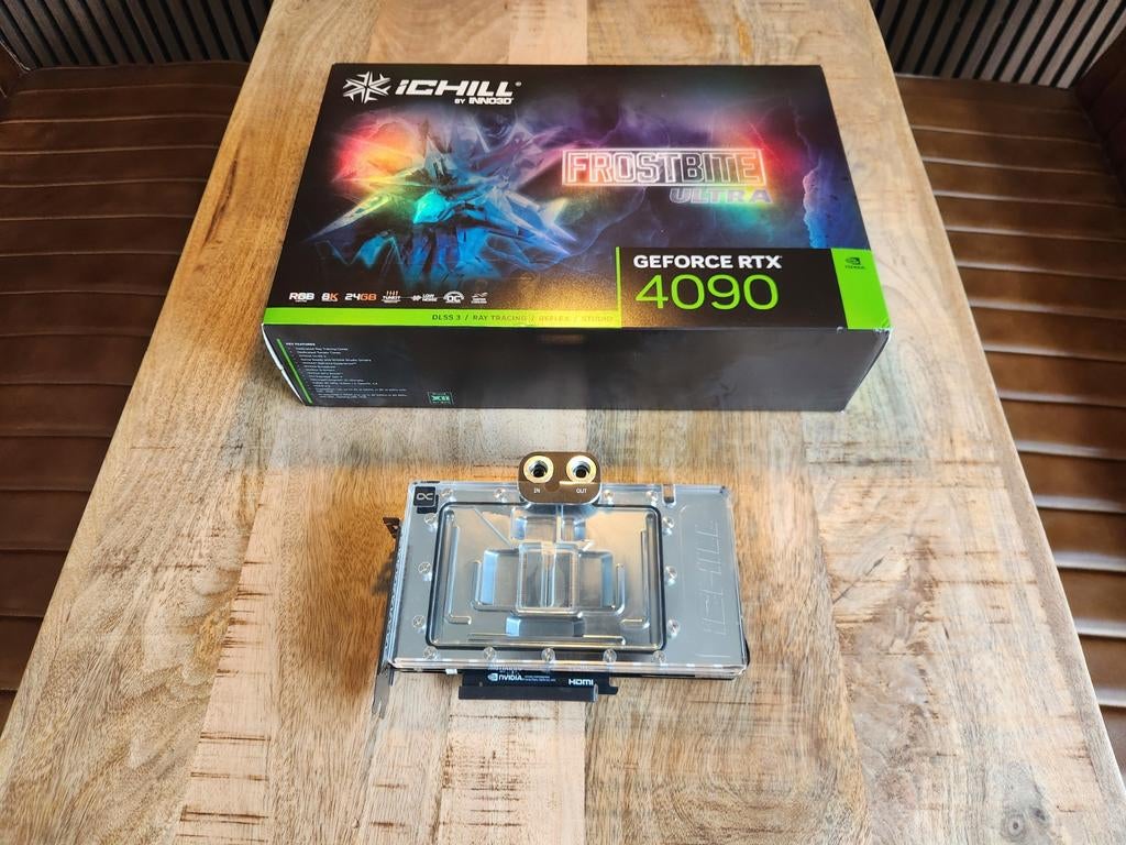 Inno3d Ichill Geforce 4090 Frostbite Ultra 24 GB, Computers en Software, Videokaarten, GDDR6, PCI-Express 4, Nieuw, Ophalen of Verzenden
