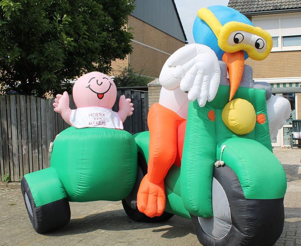 doe opblaasbare baby opblaas te huur geboorte ooievaar huren, Ophalen of Verzenden, Nieuw, Geboorte of Huwelijk