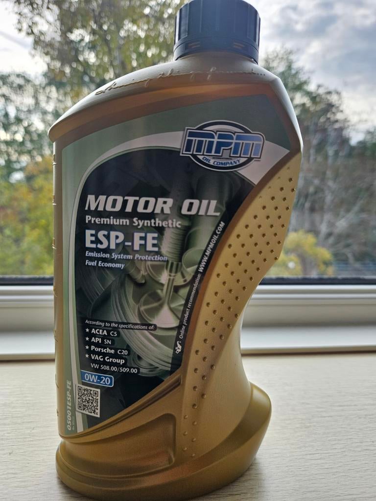 MPM Motorolie ESP-FE 0W-20, Ophalen of Verzenden