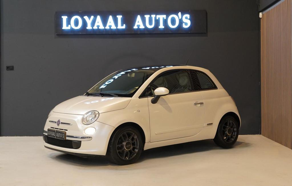 Fiat 500 1.2 Lounge | AUT | PARELMOER | AIRCO | PANO | ELEK., Euro 5, Stof, Gebruikt, 1242 cc