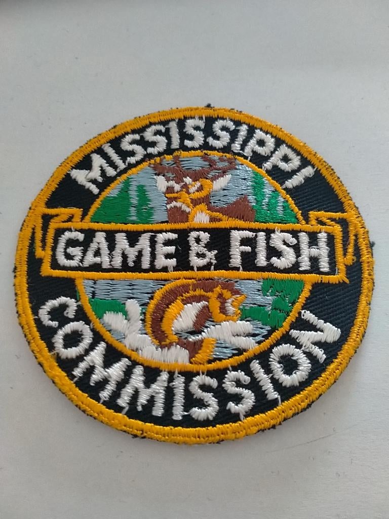 Usa , Mississippi , Game & Fish commission , Patxh, Verzenden, Overige soorten, Amerika, Embleem of Badge