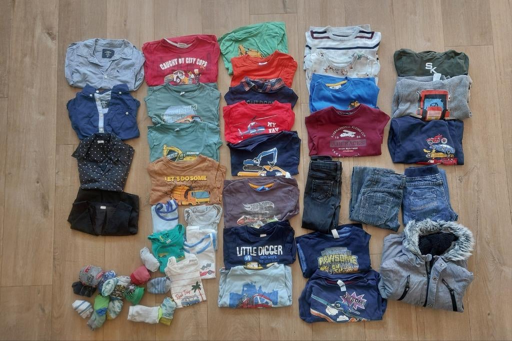 Groot kledingpakket jongen maat 110 en 110/116 herfst/winter, Ophalen of Verzenden, Gebruikt, Maat 110