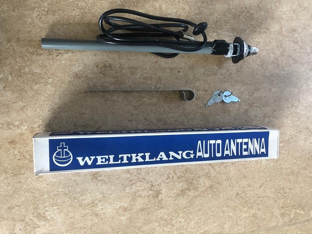 oldtimer antenne NOS Weltklang Grundig jaren 70, Auto diversen, Auto-accessoires, Nieuw, Verzenden