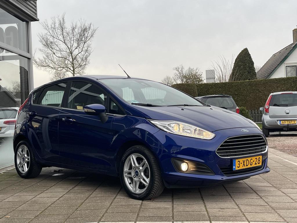 Ford Fiesta 1.0 Titanium 5 Deurs /Cruise/Clima/ 96.800 KM! /, Voorwielaandrijving, Stof, Euro 6, 525 kg