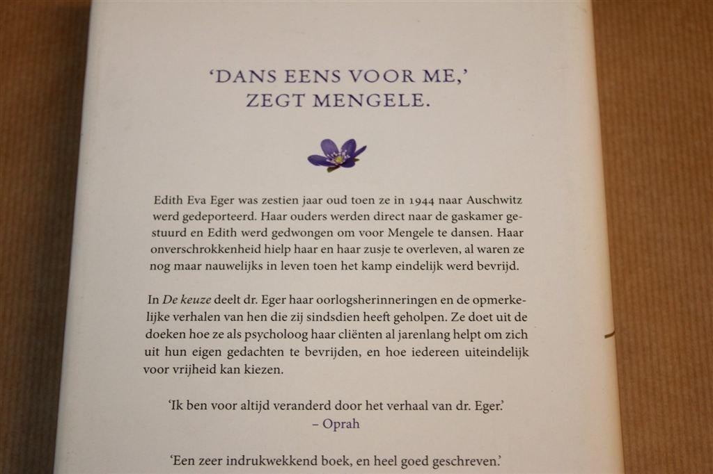 De Keuze — Holocaust-memoir, Edith Eger, Boeken, Ophalen of Verzenden, Gelezen, Overige