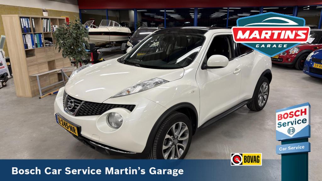 Nissan Juke 1.6 Connect Edition, Euro 5, Stof, 4 cilinders, Wit
