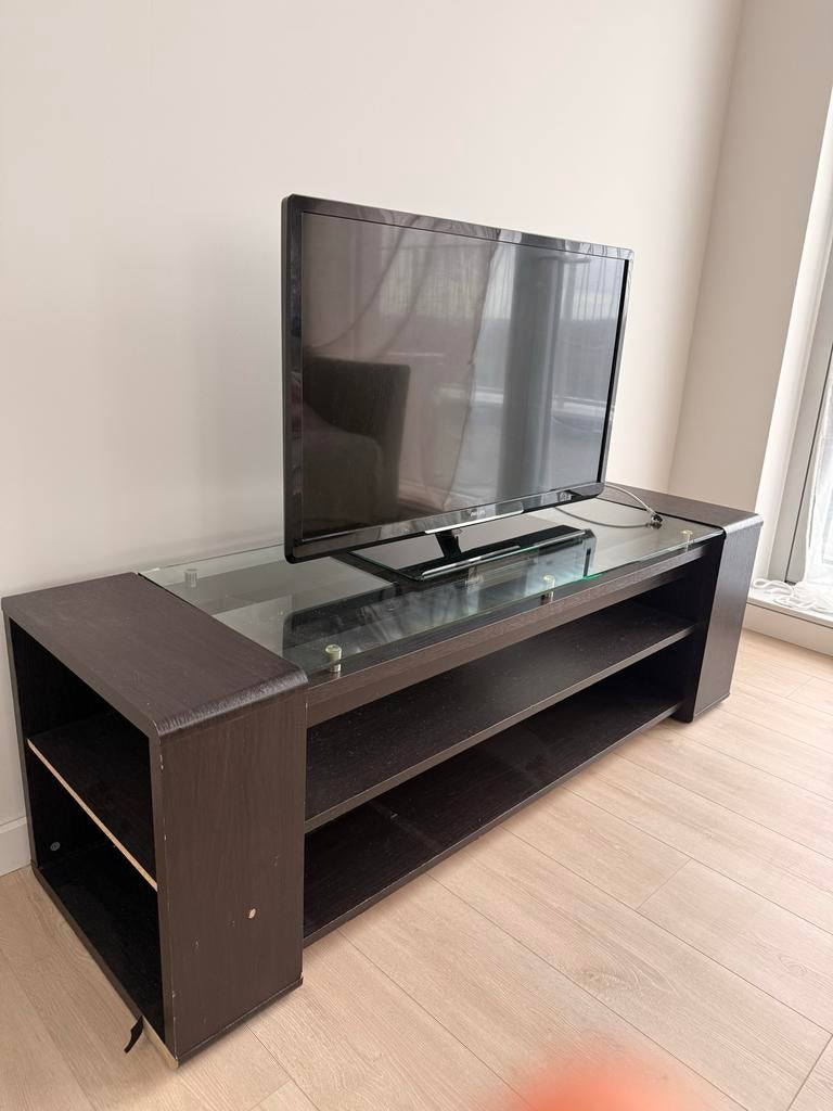 TV Meubel, Ophalen, Gebruikt, 150 tot 200 cm, Minder dan 100 cm