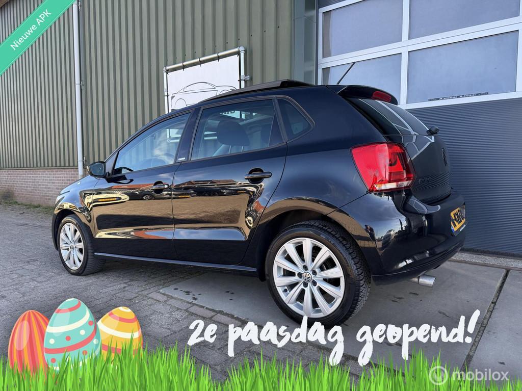Volkswagen Polo 1.4-16V Style|Pano|Clima|Cruise|CarPlay|PDC|, Voorwielaandrijving, 86 pk, 4 cilinders, Zwart
