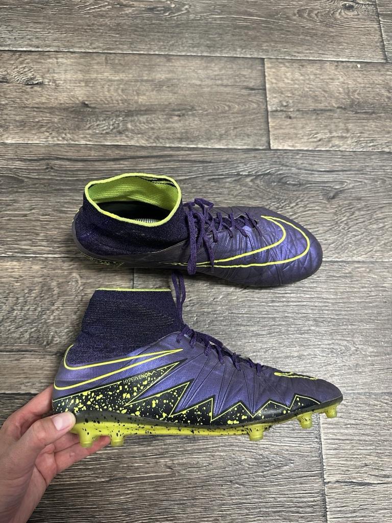 Nike Hypervenom Phantom II FG Elite PAARS/ZWART/NEON EU 46, Schoenen, Maat L, Ophalen of Verzenden, Zo goed als nieuw