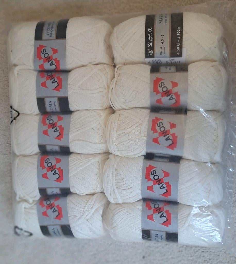 Pakket Markoma Lanos 10 bollen Brei- en Haakgaren, Ophalen of Verzenden, Nieuw, Breien of Haken, Wol of Garen