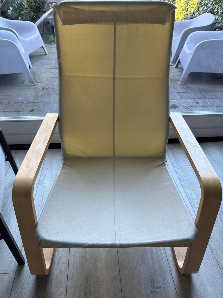 IKEA stoel zonder hoes / POÄNG, Ophalen, Gebruikt, Overige kleuren, Eén