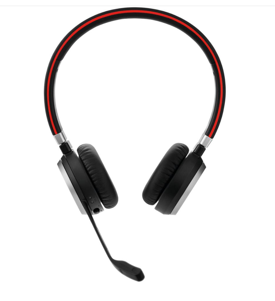 Jabra Evolve 65 UC Stereo – Wireless Bluetooth Headset, Computers en Software, Headsets, Zo goed als nieuw, Over-ear, Draadloos