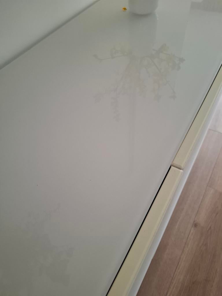 Witte Glasplaat 180 cm voor IKEA kastje (2 stuks), Ophalen, Gebruikt