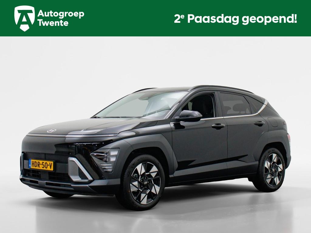 Hyundai KONA 1.6 GDI HEV Comfort Smart | DEMO | Private leas, 12 maanden, Gebruikt, Zwart, Origineel Nederlands