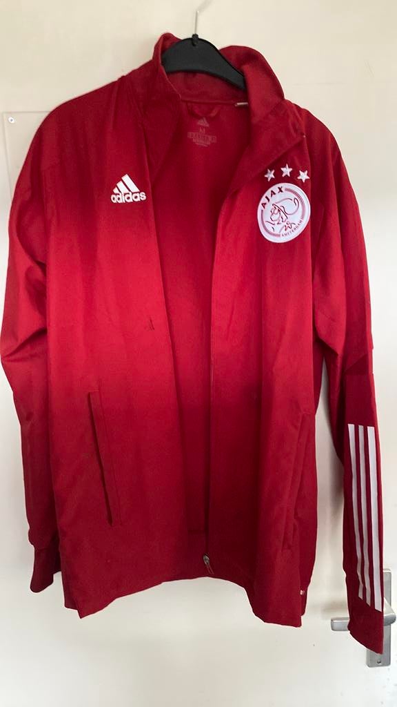 Ajax jack, Kleding | Heren, Sportkleding, Ophalen of Verzenden, Zo goed als nieuw, Voetbal, Maat 48/50 (M)