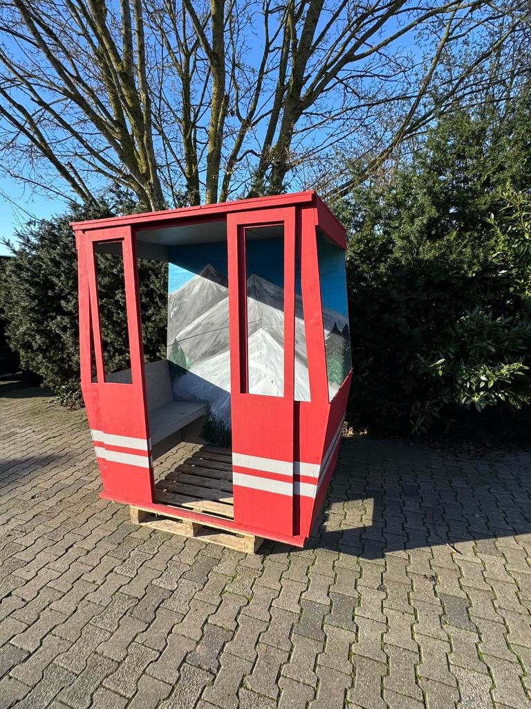 Skilift gondel te koop apres ski decoratie, Ophalen, Gebruikt