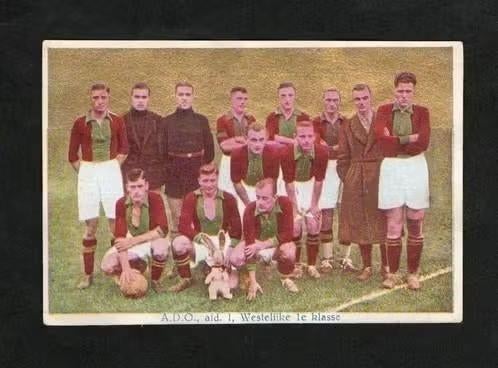 Voetbalplaatje ADO Den Haag Jaren 20/30., Ophalen of Verzenden, Zo goed als nieuw