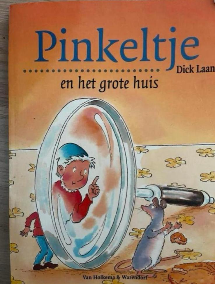 Pinkeltje en het grote huis - Dick Laan, Boeken, Kinderboeken | Jeugd | onder 10 jaar, Gelezen, Ophalen of Verzenden