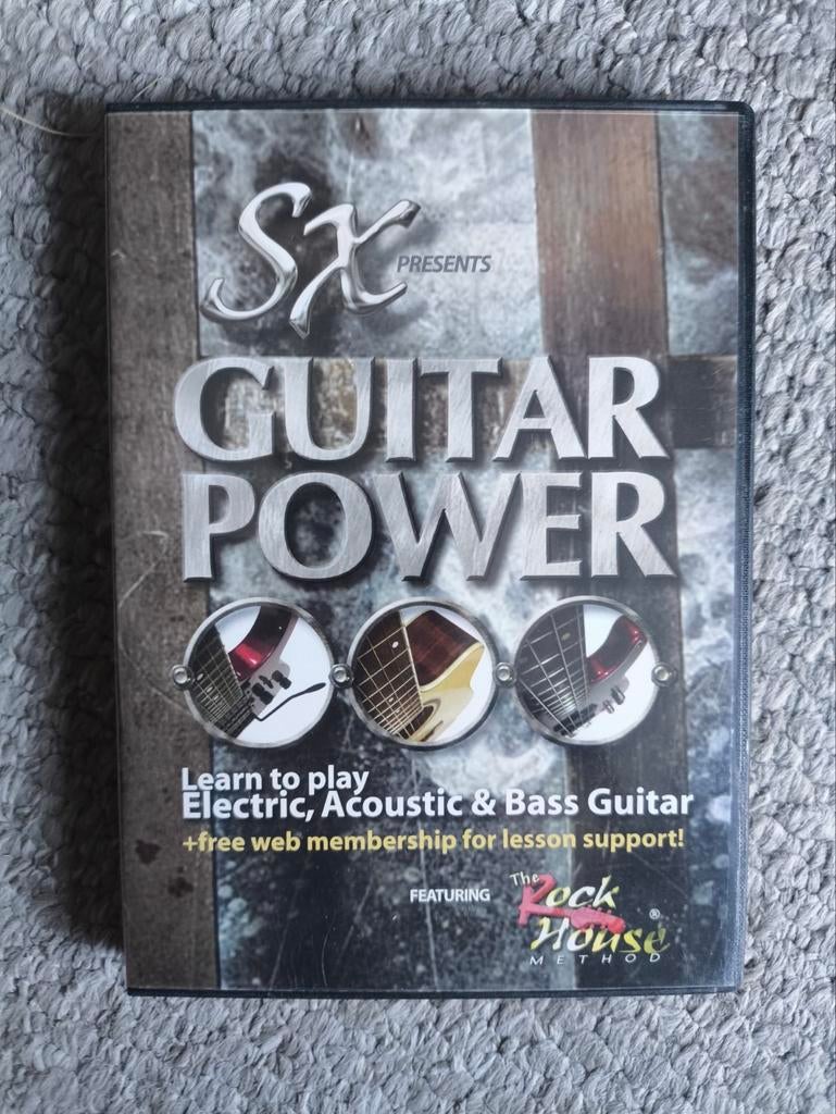 SX guitar power dvd, Ophalen of Verzenden, Zo goed als nieuw