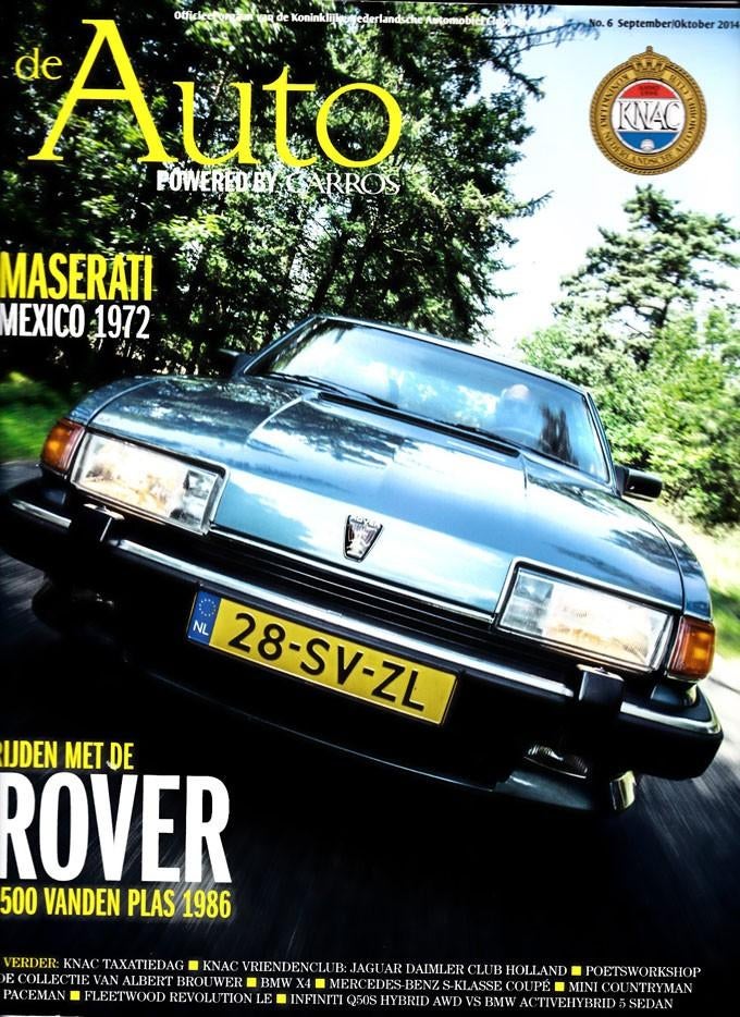 De Auto 6 2014 : Rover SD1 - Donkervoort D8 GTO - Mini All4, Ophalen of Verzenden, Gelezen, Algemeen