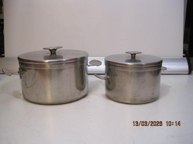 gero dick simonis pannen 2,5 en 1,5 liter (379), Huis en Inrichting, Keuken | Potten en Pannen, Ophalen of Verzenden, Gebruikt