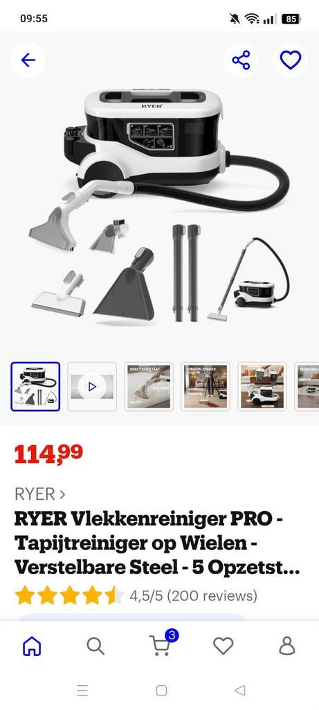 Vlekken reiniger, Ophalen of Verzenden, Nieuw