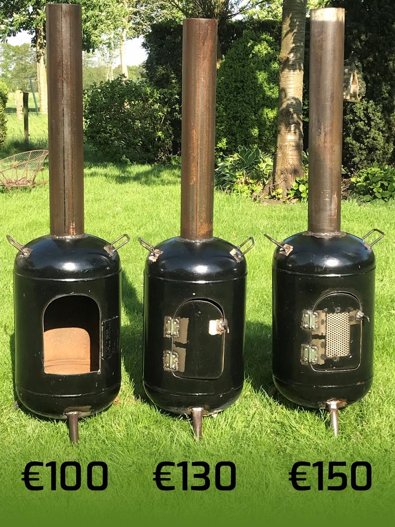 Terrashaard houtkachel tuinkachel terraskachel vuurkorf hout, Tuin en Terras, Terrasverwarmers, Nieuw, Ophalen