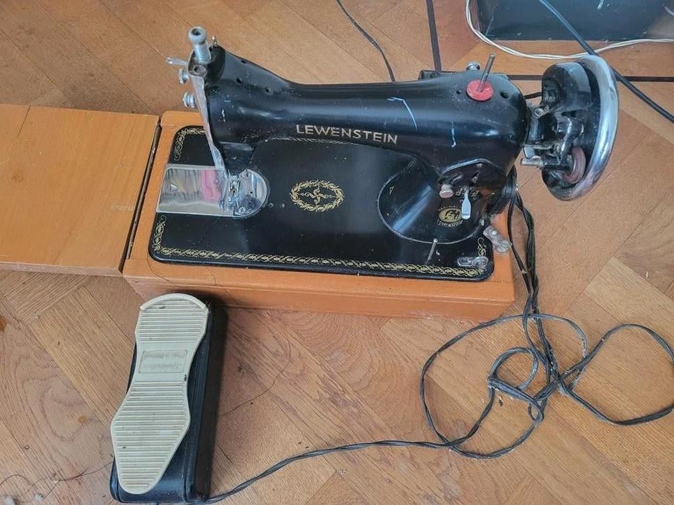 Vintage Lewenstein naaimachine - Elektrisch, Ophalen of Verzenden