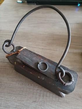 Zeldzaam antiek zeer oud draagbaar kruidenkastje in mooie st, Ophalen of Verzenden