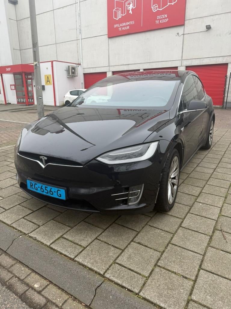 Tesla Model X 2017 Zwart, Auto's, Tesla, Model X, Zwart, Alcantara, Zwart