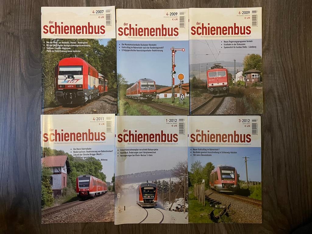 6x Schienenbus, Hobby en Vrije tijd, Modeltreinen | H0, Ophalen of Verzenden, Zo goed als nieuw, Gelijkstroom of Wisselstroom