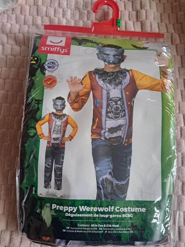 Weerwolf kostuum 7 tot 9 jr., Ophalen of Verzenden, Nieuw, Jongen of Meisje