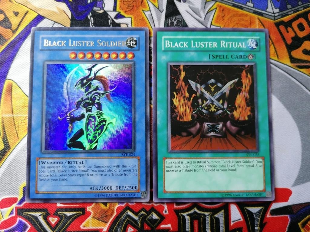 Black Luster Soldier + Ritual Set - Ultra / Super Rare SYE, Hobby en Vrije tijd, Verzamelkaartspellen | Yu-gi-Oh!, Ophalen of Verzenden
