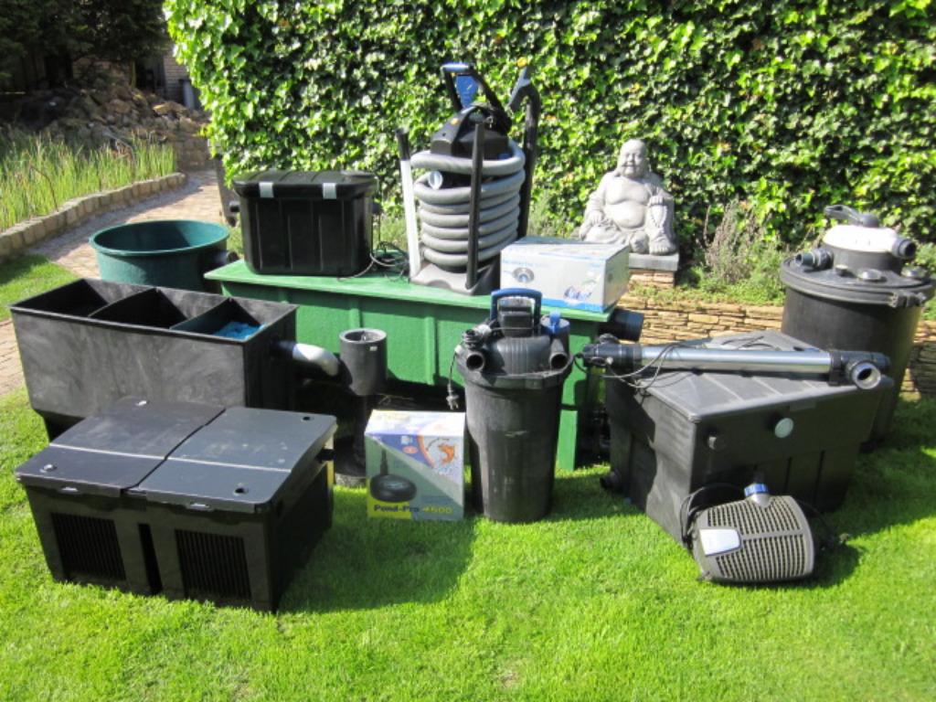 OASE ,VELDA ,MESNER. AQUAFORTE, SUPERFISH GEBRUIKT OF NIEUW, Ophalen of Verzenden, Zo goed als nieuw, Vijverfilter