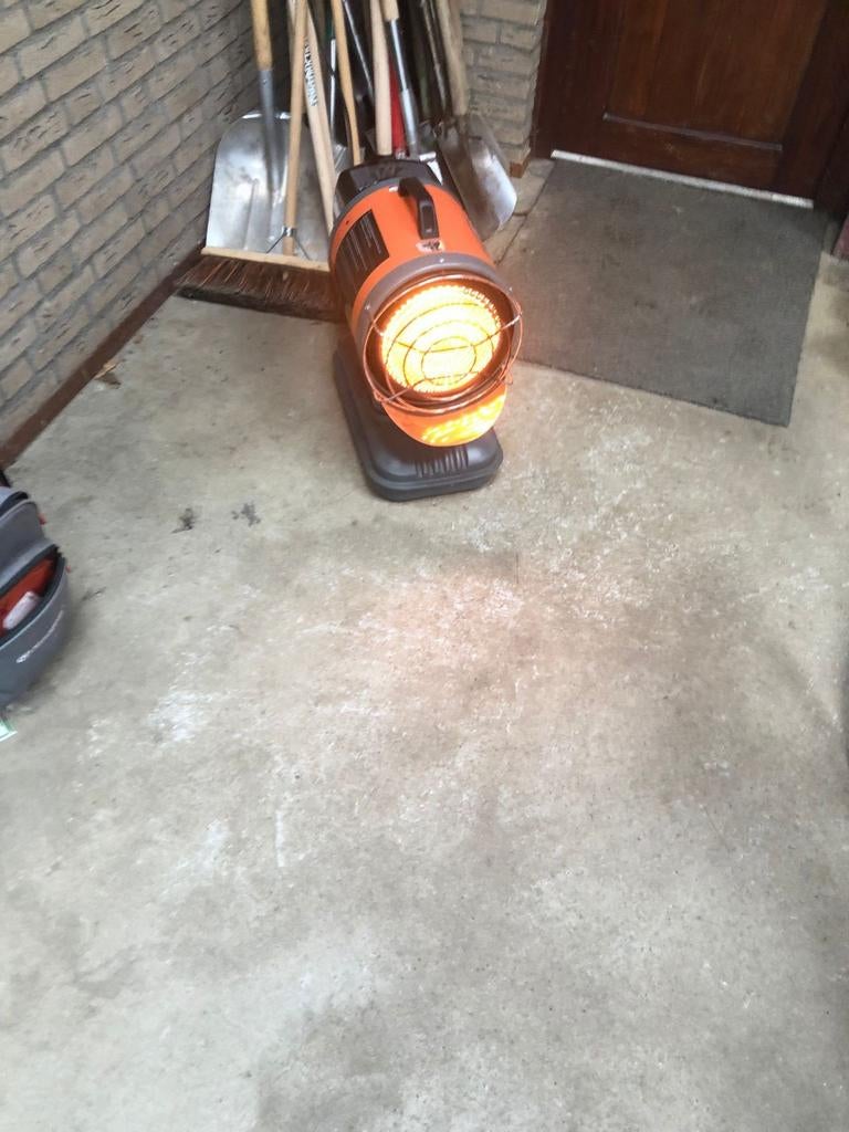 Hete lucht kanon - Krachtige verwarming Eurom 15KW, Ophalen, 30 tot 80 cm, Kachel, Minder dan 60 cm